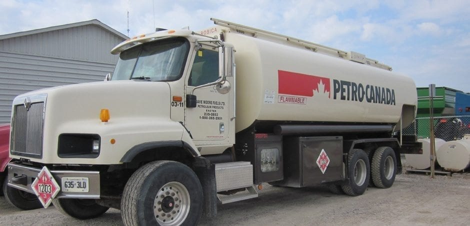 Petro-Canada fuel delivery truck